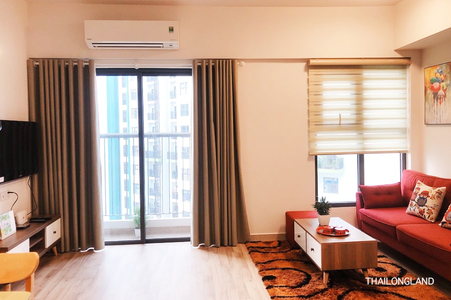 Bán căn hộ 58m2 toà Sky2, Đủ đồ