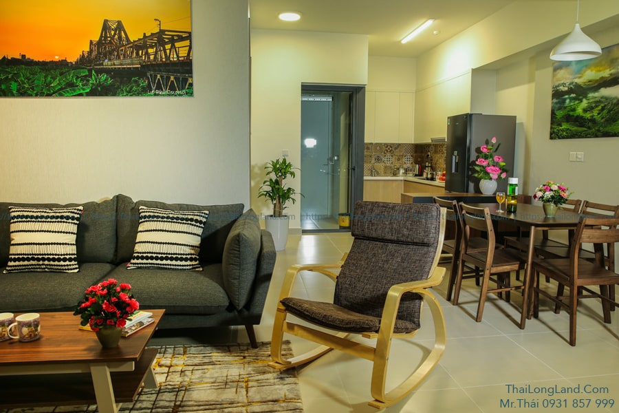 Cho thuê căn hộ 2 ngủ 69m2 Sky 1 đủ đồ