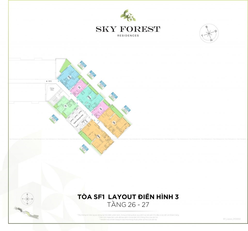 Mặt Bằng Chung Cư Sky Forest Ecopark 30 27