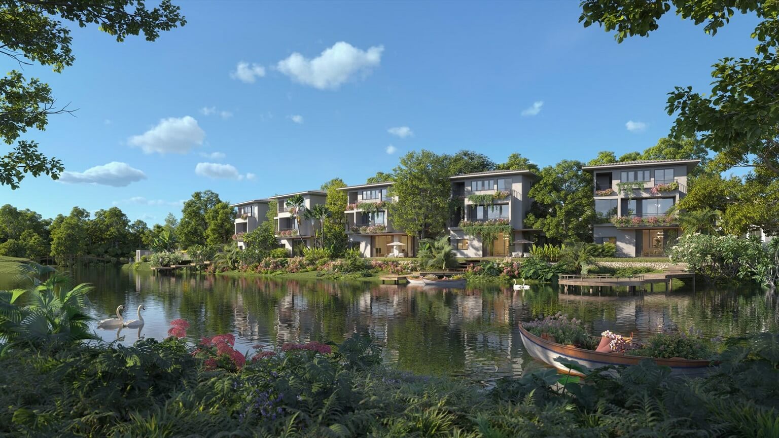 Thấp tầng Alluvia City 11 alluvia city van giang biet thu dao 4