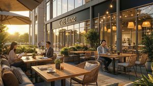 Cao tầng Alumi 7 cafe alumi alluvia city