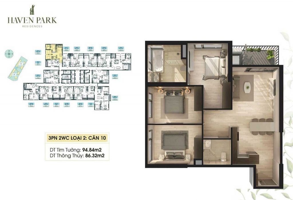 can ho 3 phong ngu can 10 chung cu haven park ecopark min