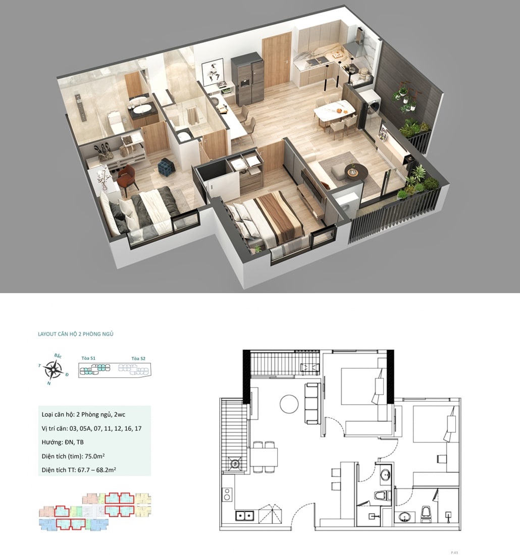 can ho chung cu sky oasis 2 pn 75m2 min